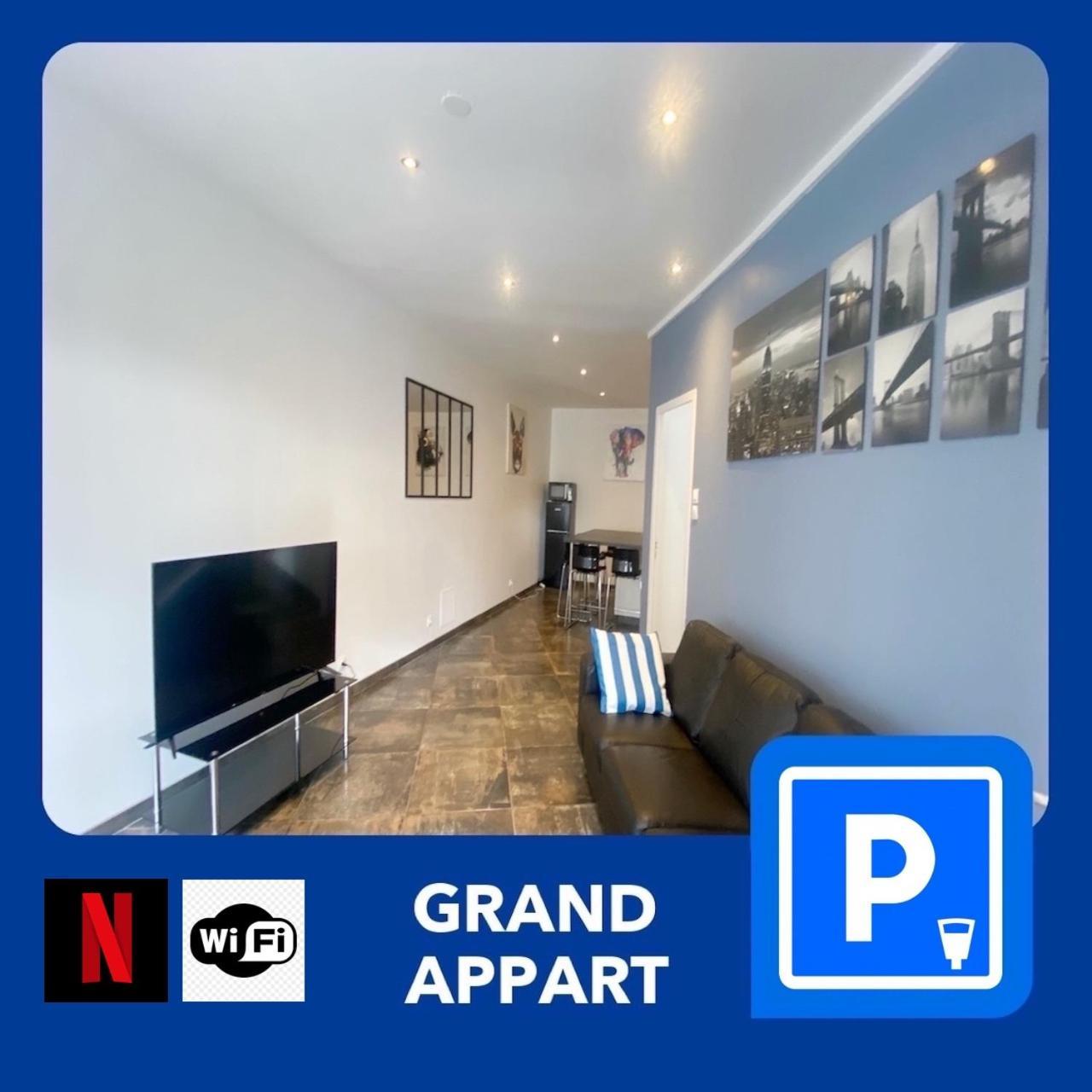 021 Chic & Cosy Grand Appart 84M2 Hypercentre Wifi Smart Tv Netflix سانت إتيان المظهر الخارجي الصورة